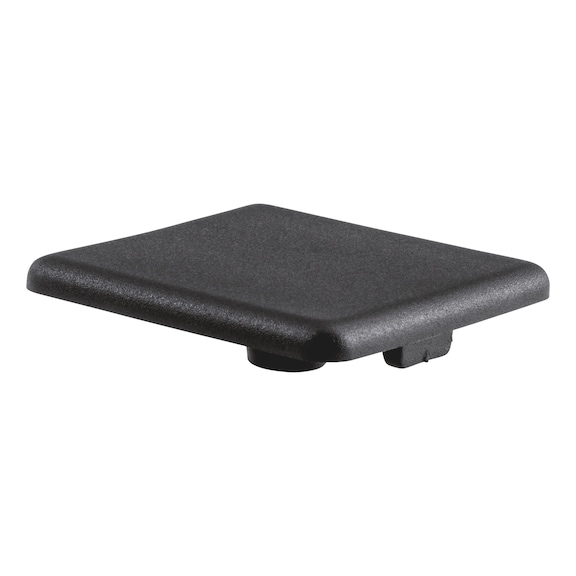 Abdeckkappe f&uuml;r Profilschienen - ABDEKA-B-PA-SCHW-PRFLSHN-45X45MM