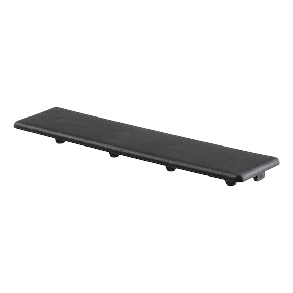 Abdeckkappe f&uuml;r Profilschienen - ABDEKA-I-PA-SCHW-PRFLSHN-30X120MM