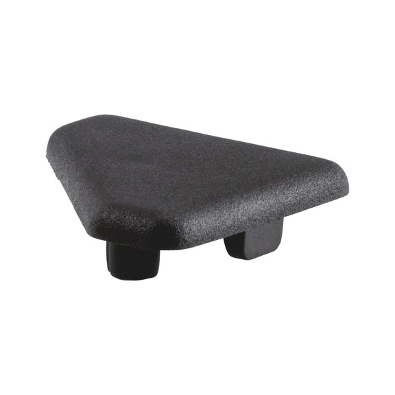 Abdeckkappe für Profilschienen - ABDEKA-I-PA-SCHW-PRFLSHN-45°-30X30MM