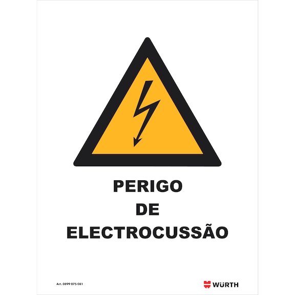 Electrocution Hazard Sign