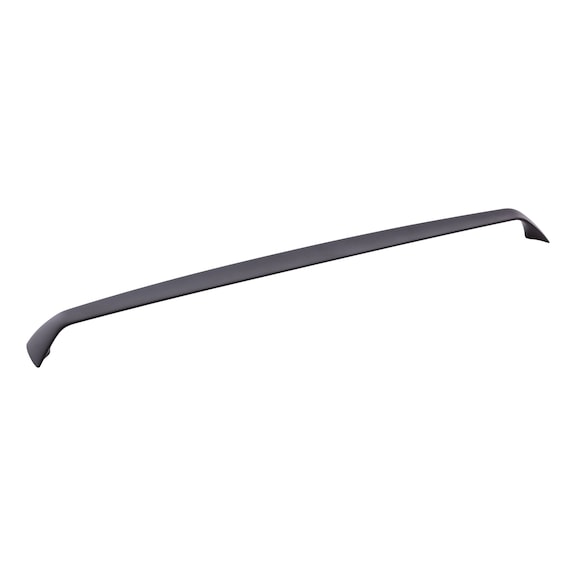 MG-ZD 28 bow-shaped designer furniture handle - HNDL-BOW-(MG-ZD 28)-BLACK-MATT-320MM