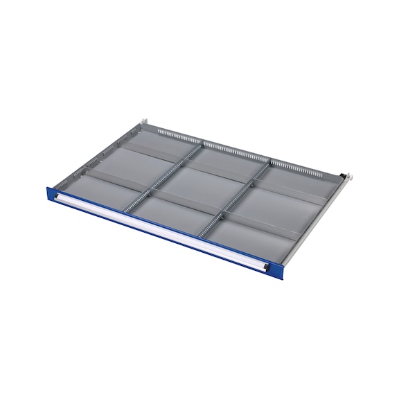 Schubladen-Einteilungs-Set BASIC, 9-fach - EINTLNG-SET-(F.SLSHRNK-700B)-9FACH-KH40