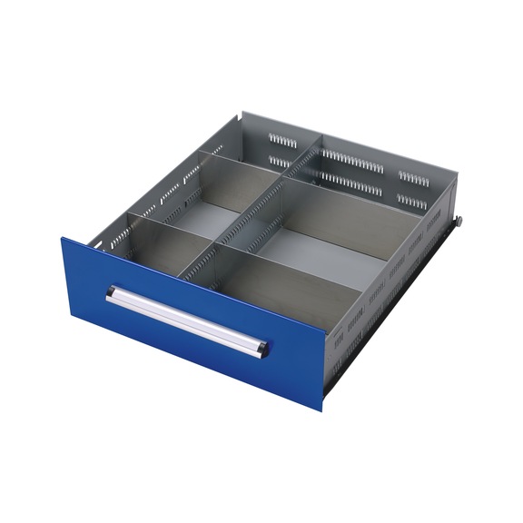 Drawer divider set, BASIC KWB, 6 pieces - DIVIDRSET-F.DRWR-KWB-KH130-6FLD