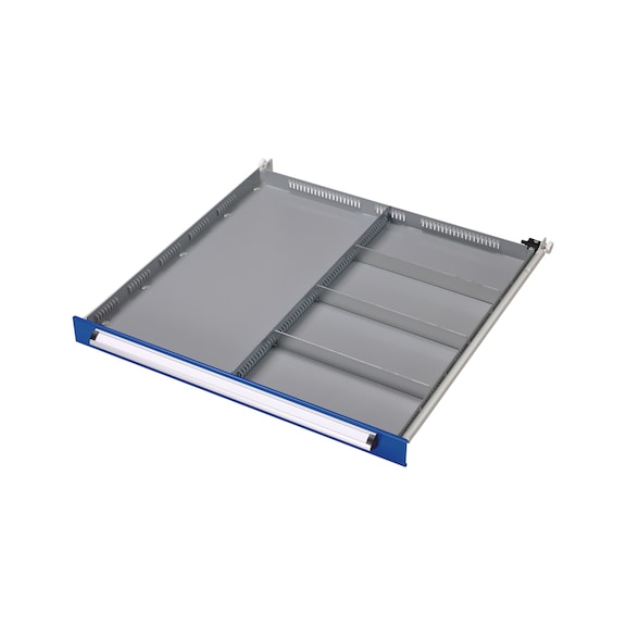Drawer divider set BASIC, 5-compartment - DIVIDR-SET-(F.DRWRCAB-700S)-5FLD-KH40