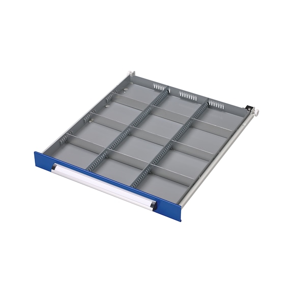 Schubladen-Einteilungs-Set BASIC RW, 12-fach - SL-EINTLNGSET-F.MNTGWG-12FCH-KH40