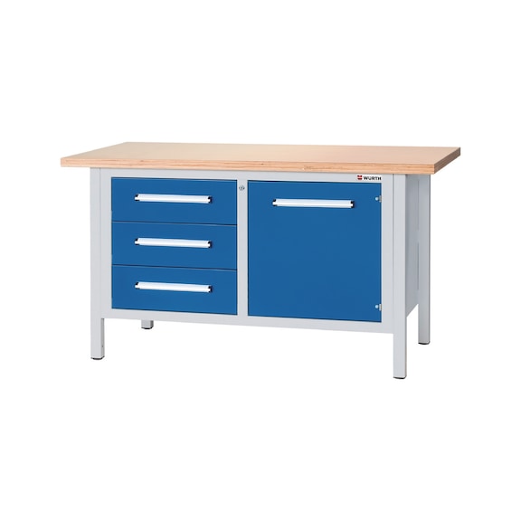 Kastenwerkbank BASIC KWB 2 - KWB-STA-BASIC-KWB2-3SL/1TR-1500MM