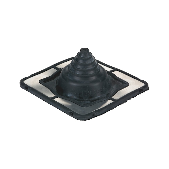 Plus pipe collar made from weather-resistant EDPM with integrated aluminium frame - PIPSLEV-PLUS-MINI-(3-20)