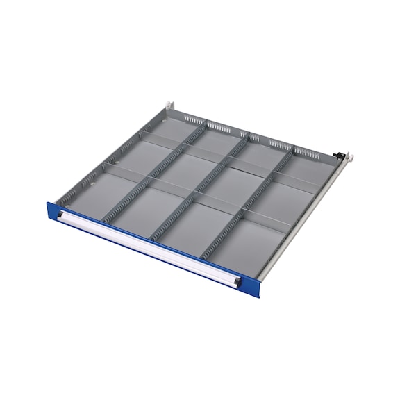 Drawer divider set BASIC, 12-compartment - DIVIDR-SET-(F.DRWRCAB-700S)-12FLD-KH40