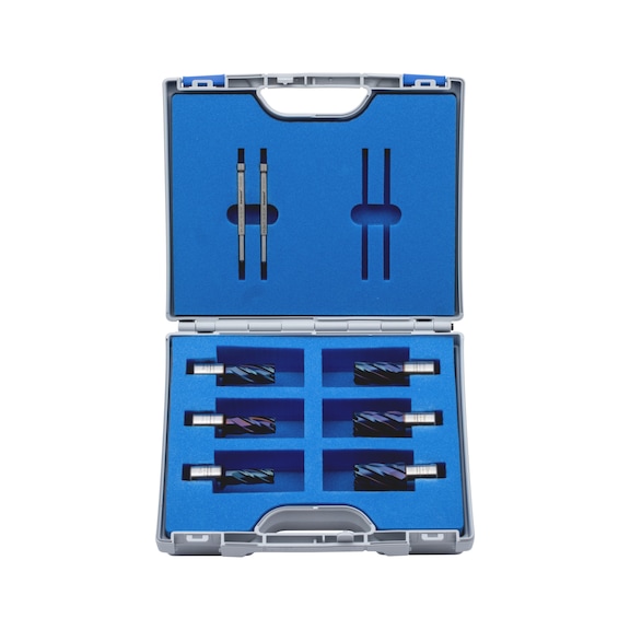 Reikäjyrsinsarja, Weldon kiinnitys HSS-XE - REIKÄSAHA SRJ 12-22  BLUE-LINE WELDON