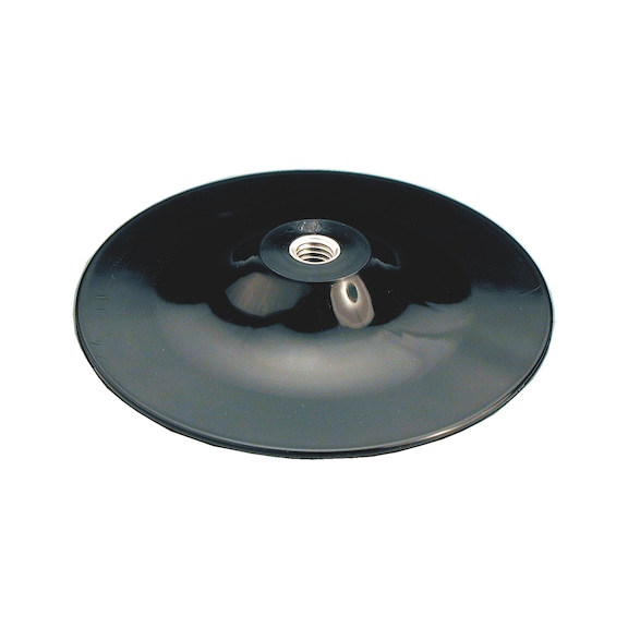 Plastic adhesive disc for vulcanised fibre discs, UNC 5.8" - BACKING PAD PLASTIC 178MM UNC 5/8.