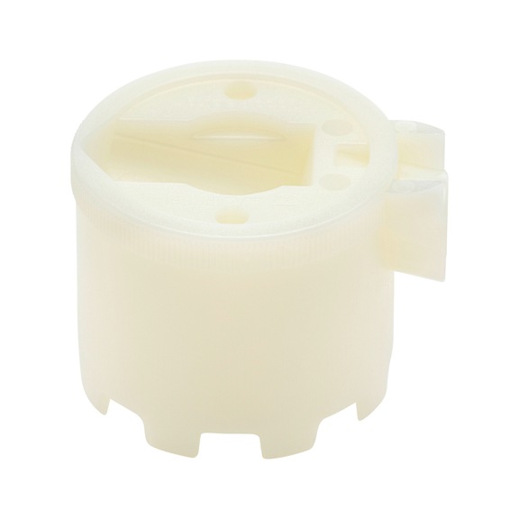 Kaltschmelzdübel Eckverbinder o. Verb.zapfen - ECKVERB-MOEBLBAU-CARAV-O.VZ-(ABS)-25X22