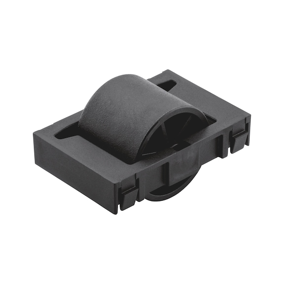 Roller unit plastic R28 - ROLLUNT-PA-BLCK/BLCK-ESD-D28-50X33MM