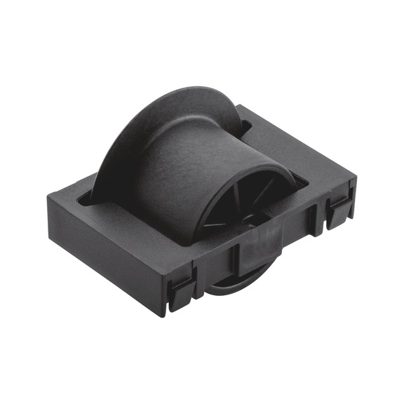 Rollenelement Kunststoff R28 - ROLLELEM-PA-SCHW-SPURKRN-ESD-D28-50X33MM