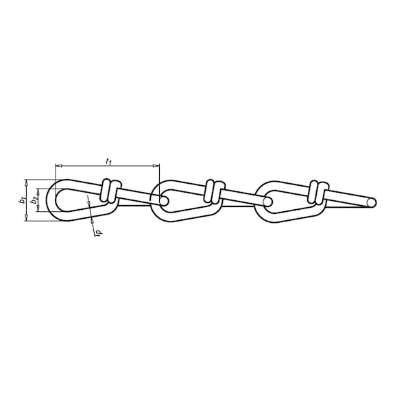 Chaîne Métal Galvanisé VIDETOL 15m X 3mm - Idéale Pour Suspension Balançoire, Luminaire, Porte De Garage Et Décoration Extérieure