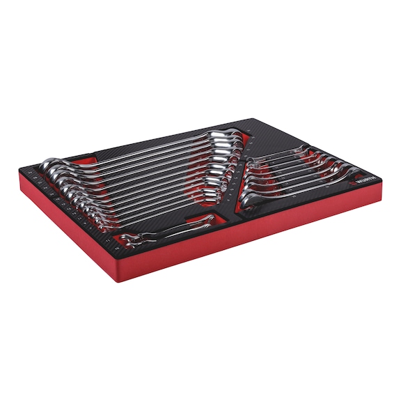 Zestaw kluczy płaskich dwustronnych 8.4.1, 22 el. w sklepie