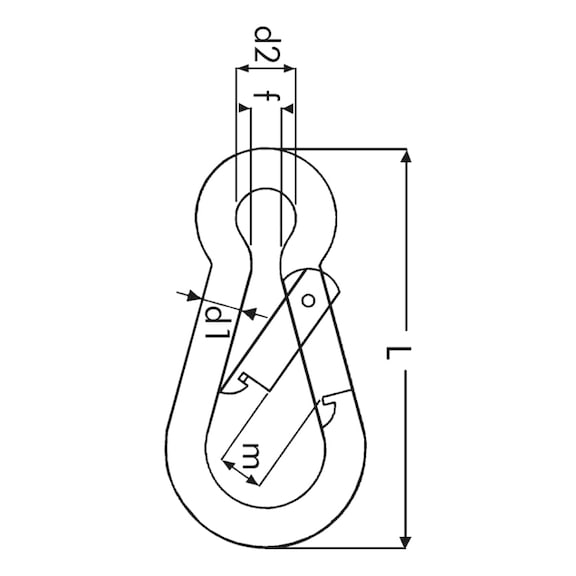 4 Moschettoni In Acciaio Inox V4A - Carico 200 Kg Per Outdoor E Professionisti - Foto 4