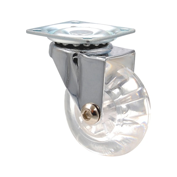 Apparate-Lenkrolle Skaterrad - APPARLNKROLL-SKAT-TRAN-WEICH-D50-40KG