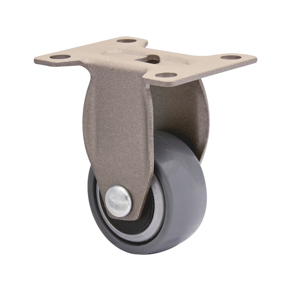 Soft furniture fixed castor, 3C Series - FIXFRNCSTR-3C-ANTHR-SOFT-D25-12KG