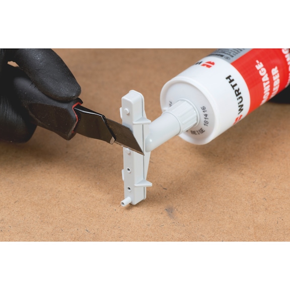 Divu komponentu ģipškartona nazis ar slīdni - NAZIS-2K-H18MM-L170MM