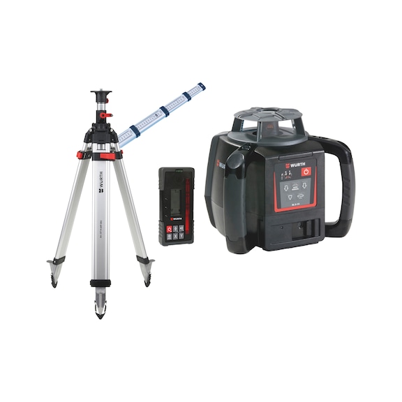 Rotasyon lazeri RL 5-14 ve tripod 5/8 IN seti 4prç - LASR-SET-ROTN-(RL5-14)-TRIPOD-5/8IN-4PCS