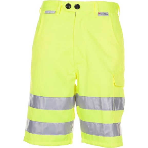 Work shorts Planam high-visibility shorts