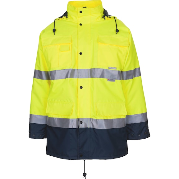High-visibility parka Planam