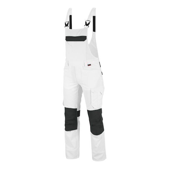 Cetus work dungarees - BIB PANTS CETUS WHITE/ANTHRACITE 102