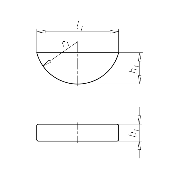 Cyclingcolors 4x Clavette Demi Lune Disque En Acier DIN 6888 Arbre Transmission Tracteur Tondeuse Motoculteur Butee Lame Mecaniq