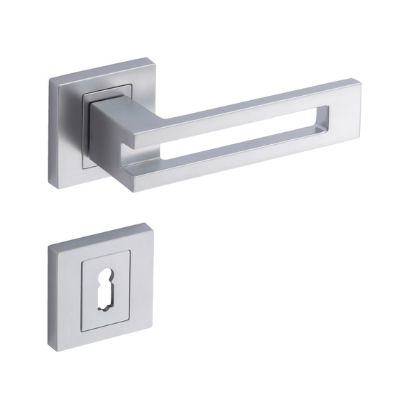 Poignée de porte ZD 39, béquille double sur rosace - TD-ZD39-ROS-BB-(VCR)-MATT