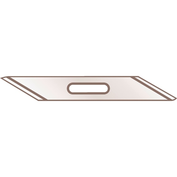 Knife blade Martor small special blade no. 643 - BLADE-MARTOR-KL-SPECIAL-BLADE-NR.-643