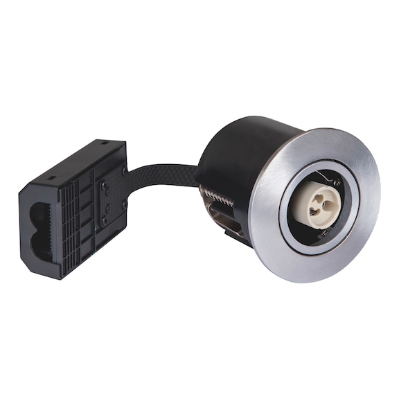 Downlight 230V GU10 - DOWNLIGHT RUND 230V GU10 BØ/ALU