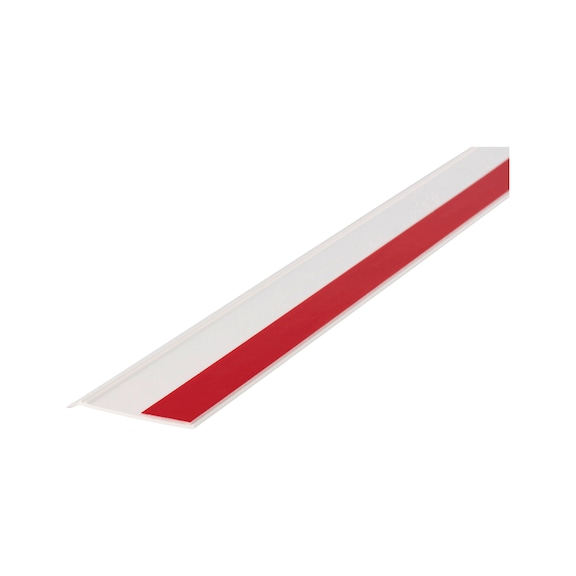 Flachleiste mit Lippe - FLLST-LIPPE-WEISS-40MM-1500MM