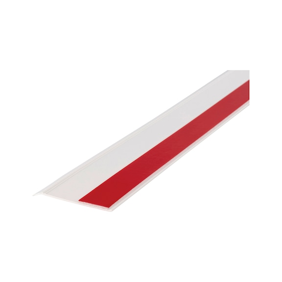 Flachleiste mit Lippe - FLLST-LIPPE-WEISS-50MM-2500MM