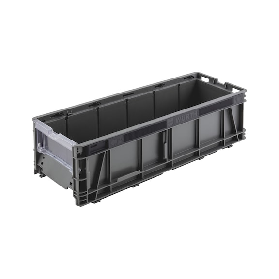 W-SLB system storage box with coupling function - SYSSTRGBOX-STCK-SZ4-GREY