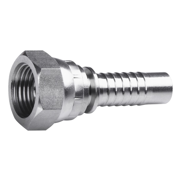 BSP A4 straight single connector, female thread - 1