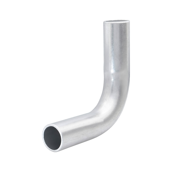 90° aluminium pipe bends - ALUPIP-LOKR-90DGR-BOW-9,53MM