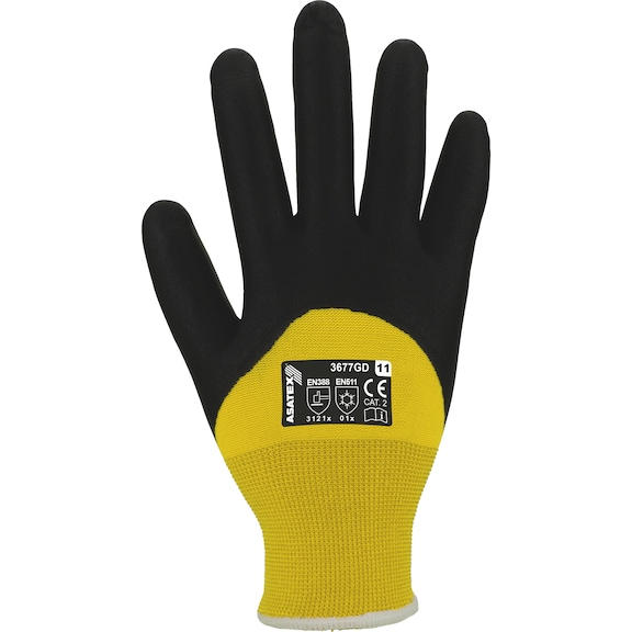 Protective glove, winter Asatex 3677GD - GLOV-ASATEX-3677GD-SZ9