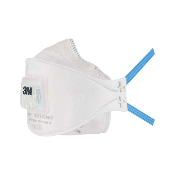Atemschutzmaske 3M 9322+Gen3 FFP2 - ATEMSHTZMASK-3M-FFP2-VENTIL-9322+GEN3