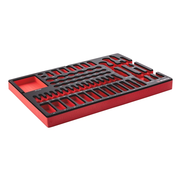 KS TOOLS SCHAUMSTOFFEINLAGE Für 1/4" Steckschlüssel-Satz Werkzeugwagen