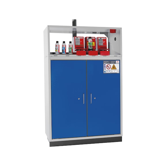 Safety cabinet REFILLOmat T90 - SFTYCAB-REFILL-T90-100051-2X60LBLUE5010