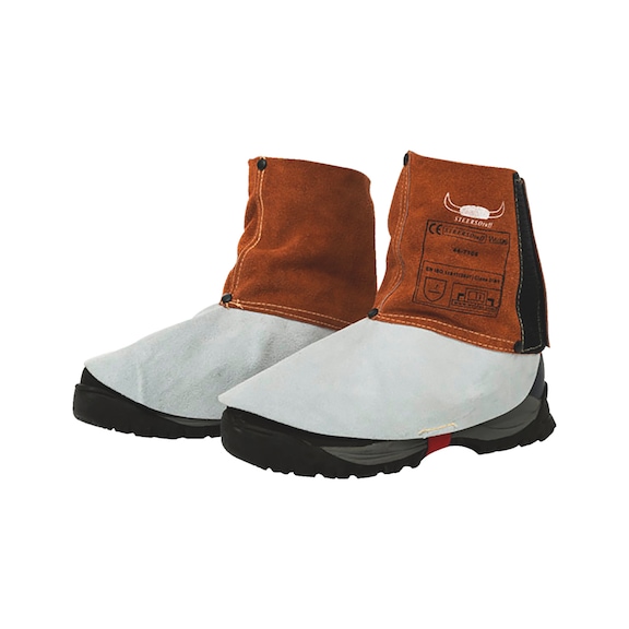 Welder clothing Weldas 44-7106 Lava Brown™ welding gaiters - GAMASH-WELDAS-LAVBRWN-44-7106-15CM-PAIR
