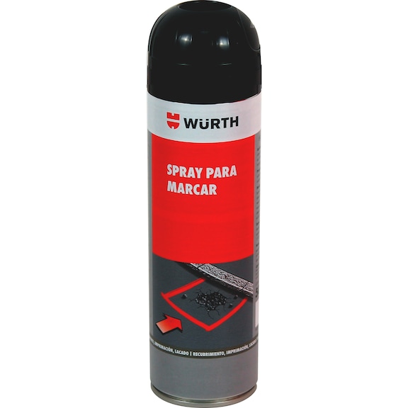 Marcador para obras y carreteras  - SPRAY PARA MARCAR-NEGRO 500ML