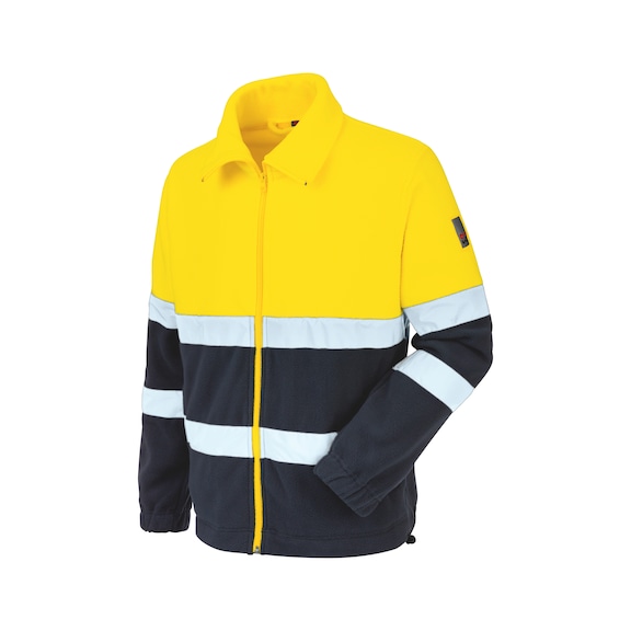 LUMEN class 2 hi-vis work fleece jacket