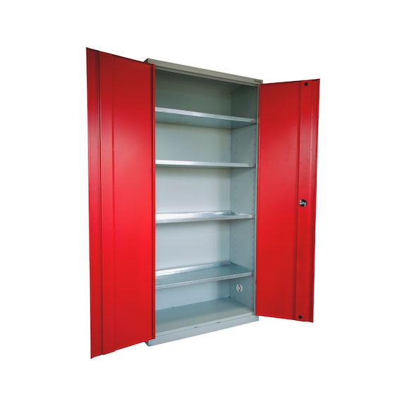 Kemiskab - KEMISKAB 2000X1000X445MM GRÅ/RØD