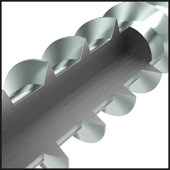 ASSY<SUP>®</SUP>plus 4 CSMP HO Kopflochgebohrte Universalschraube Stahl gehärtet verzinkt Teilgewinde Senkfrästaschenkopf - SHR-SEKPF-FRT-BSP-KB-RW20-A3K-4,5X40/22