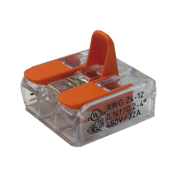 Screwless connection terminal WAGO COMPACT - PLGINCON-CLAMP-LEVER-3LADDERS-4QMM