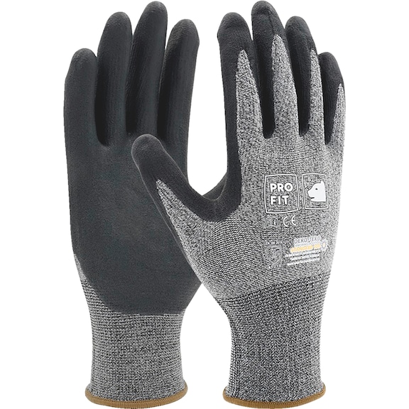 Protective glove, knitted and coated Fitzner HIT 091 - GLOV-FITZNER-HIT-091-SZ6