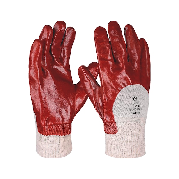 Protective glove, knitted and coated Fitzner Pirat 5201 - GLOV-FITZNER-PIRAT-5201-SZ9