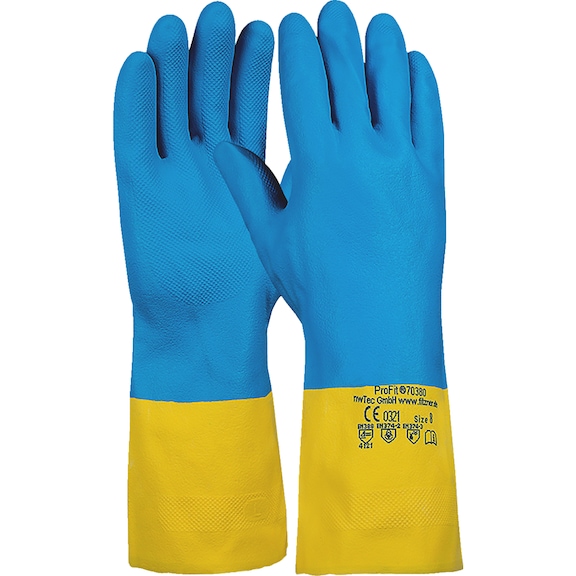 Chemical protective glove Fitzner Heveaprene 70380