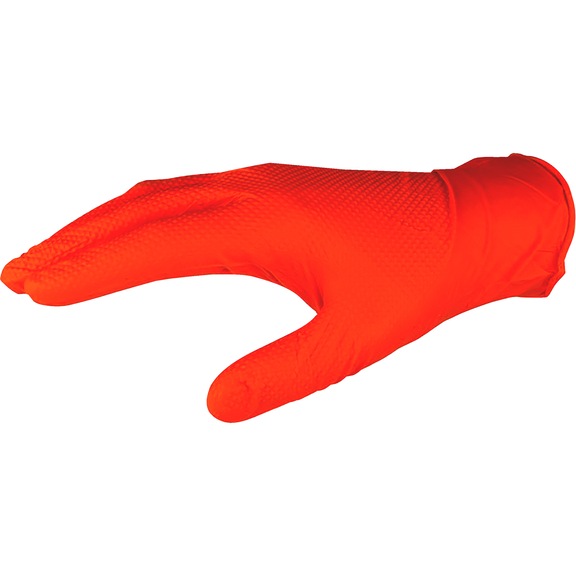 Protective glove, disposable Fitzner 110 - GLOV-FITZNER-110-ORANGE-SZ XL/3